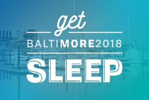 Baltimore SLEEP 2018 logo