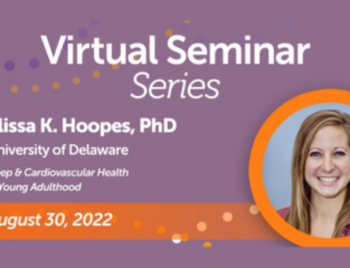 SRS Virtual Seminar Series – Sleep & Cardiovascular Health in Young Adulthood