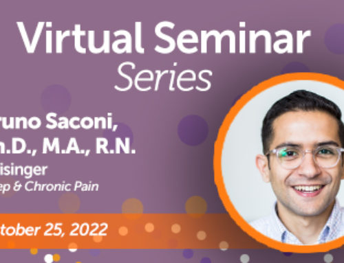 SRS Virtual Seminar Series – Sleep & Chronic Pain