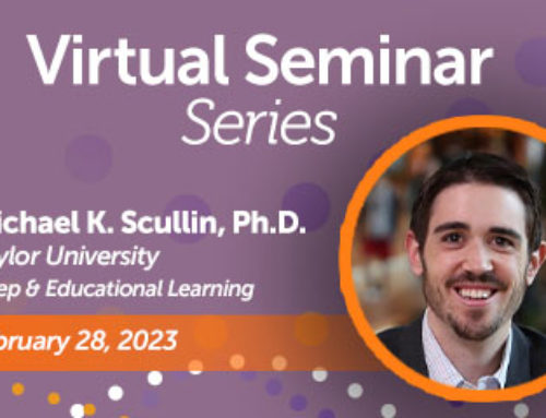 SRS Virtual Seminar Series – Sleep & Educational Learning