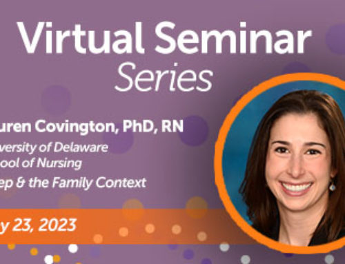SRS Virtual Seminar Series – Sleep & the Family Context