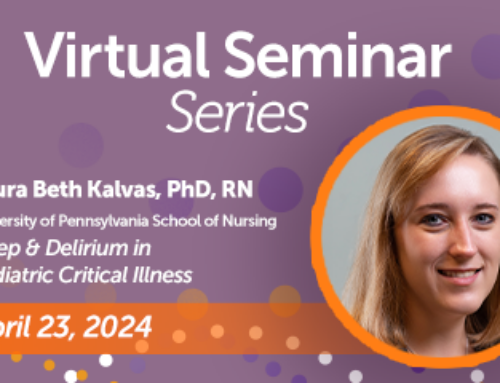 SRS Virtual Seminar Series – Sleep and Delirium in Pediatric Critical Illness