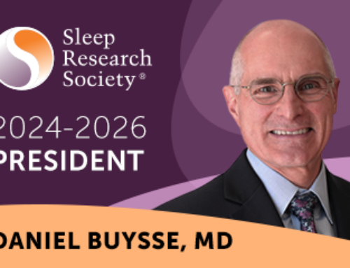Sleep Research Society installs Dr. Daniel Buysse as president