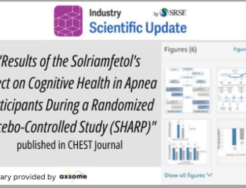 Results of the Solriamfetol’s Effect on Cognitive Health in Apnea Participants During a Randomized Placebo-Controlled Study (SHARP) published in CHEST Journal