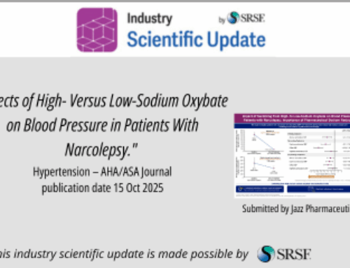 “Effects of High- Versus Low-Sodium Oxybate on Blood Pressure in Patients With Narcolepsy.” AHA/ASA Journals submitted by Jazz Pharmaceuticals